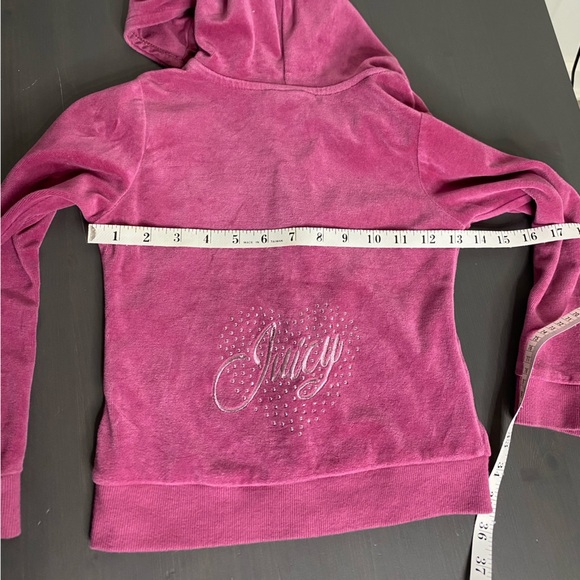 Girl’s Juicy Couture Velour Hoodie - Picture 7 of 8